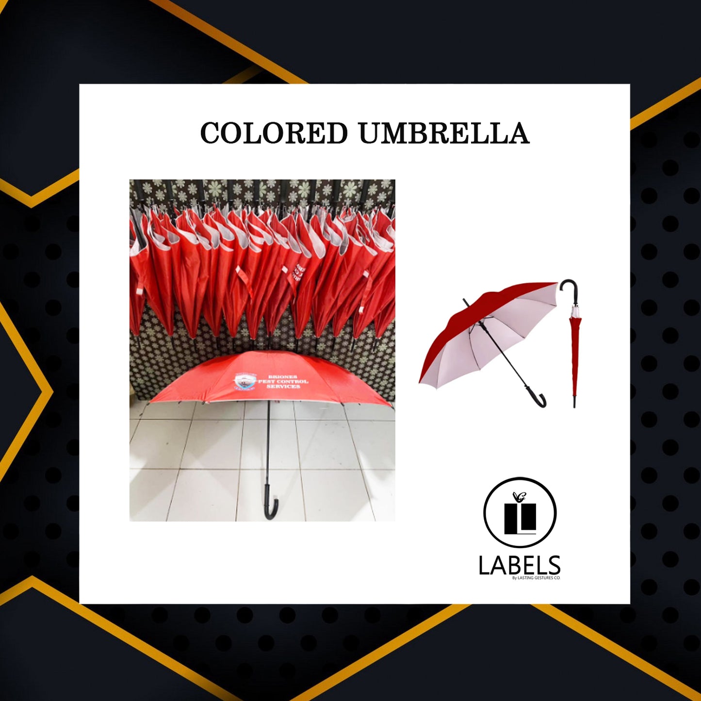Colored Umbrella - MOQ 30