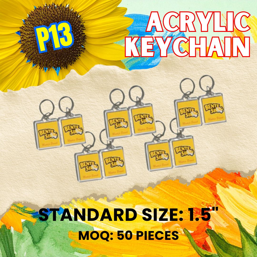Acrylic Keychain 1.5" Promo