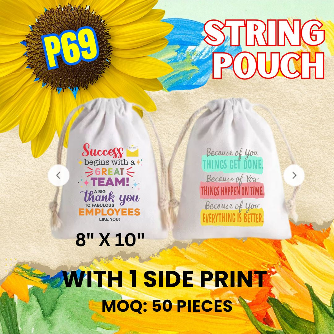 String Pouch Promo (8" x 10")