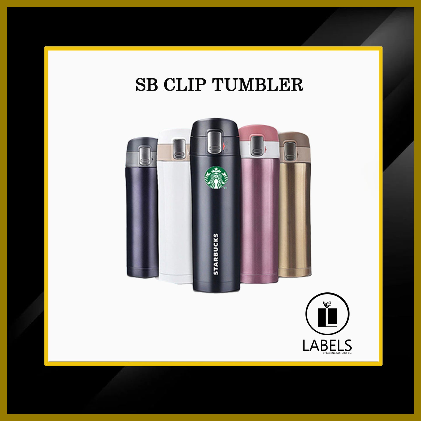SB Clip Tumbler - MOQ 30