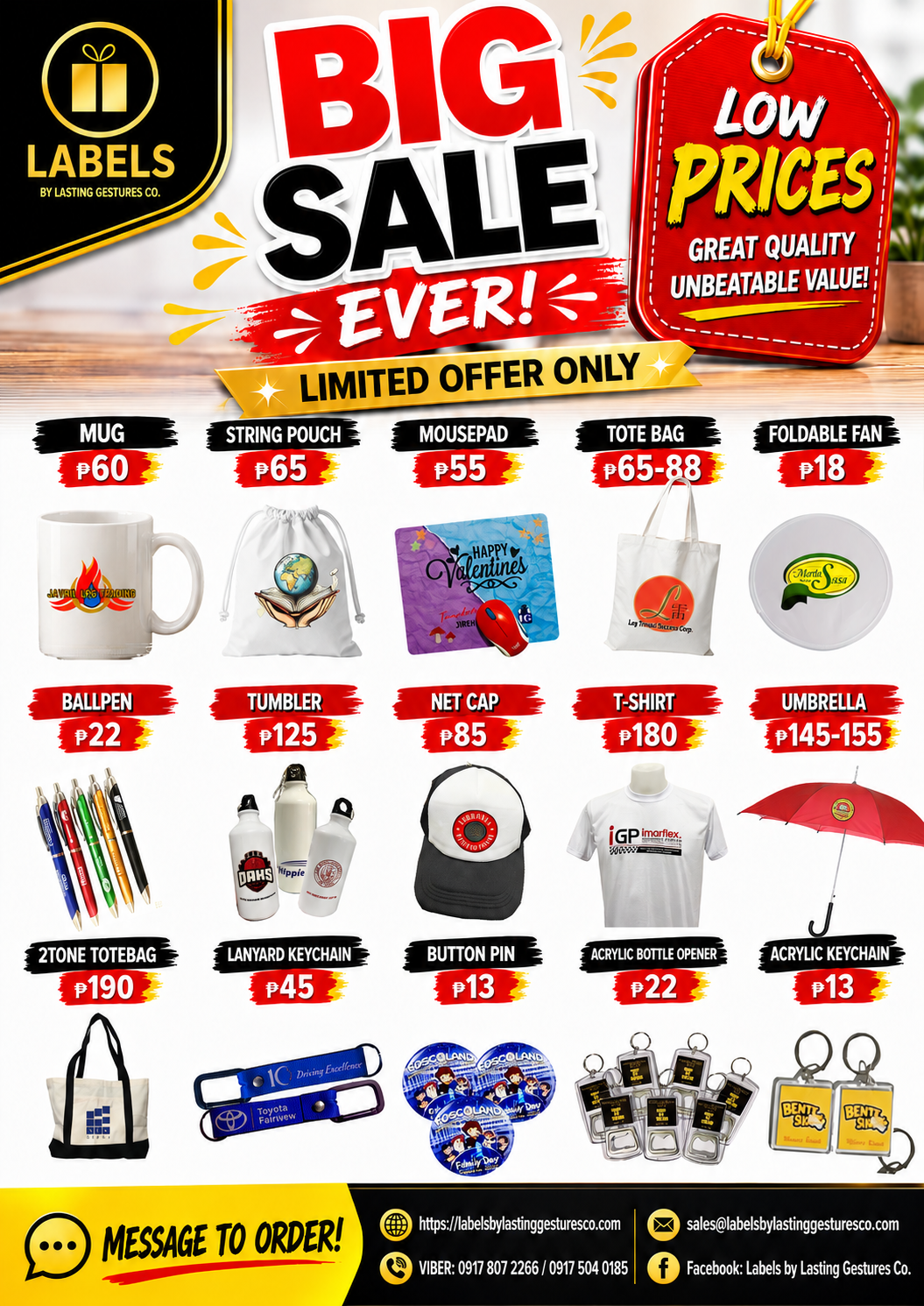 MONTHLY PROMOS
