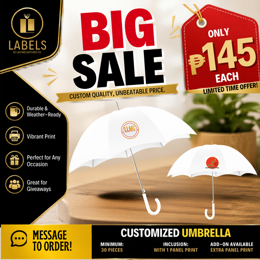 Umbrella Promo With 1 Panel Print