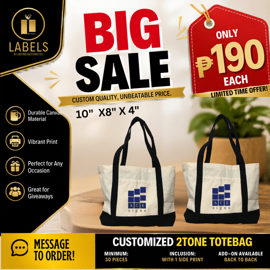 2-Tone Tote bag Promo