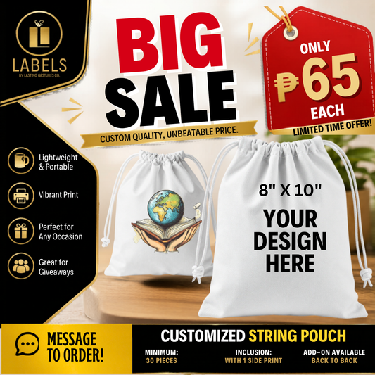 String Pouch Promo (8" x 10")