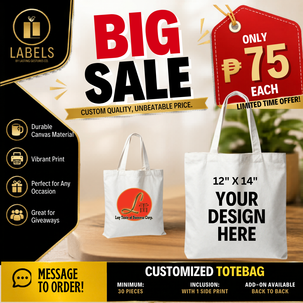 Tote Bag Promo