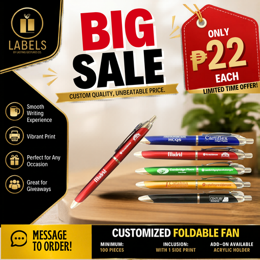 Ballpen Promo (Print Size: 0.5 cm height x proportion)