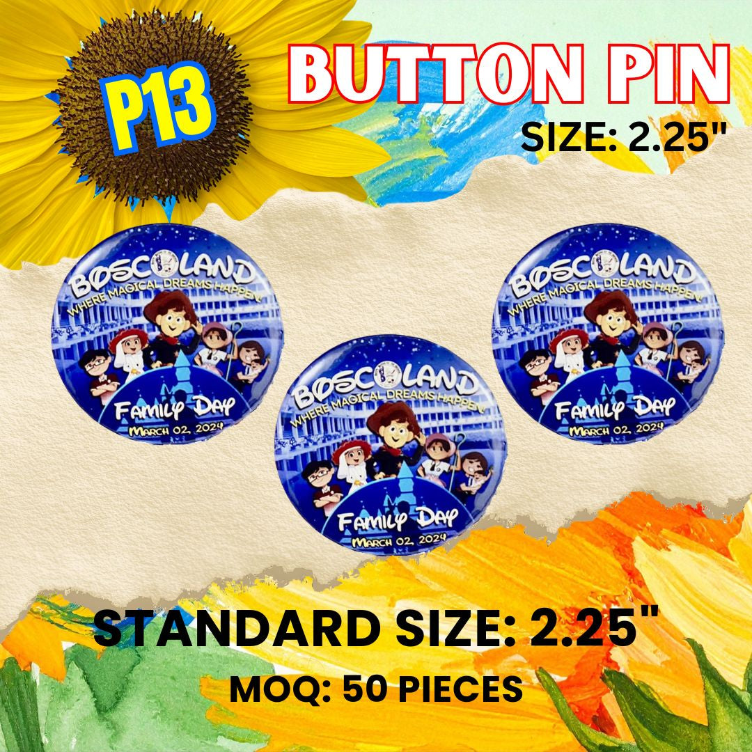 Button Pin Promo