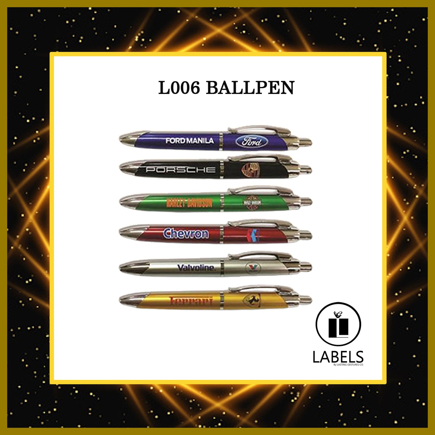 100 pcs Customized Ballpen - L006