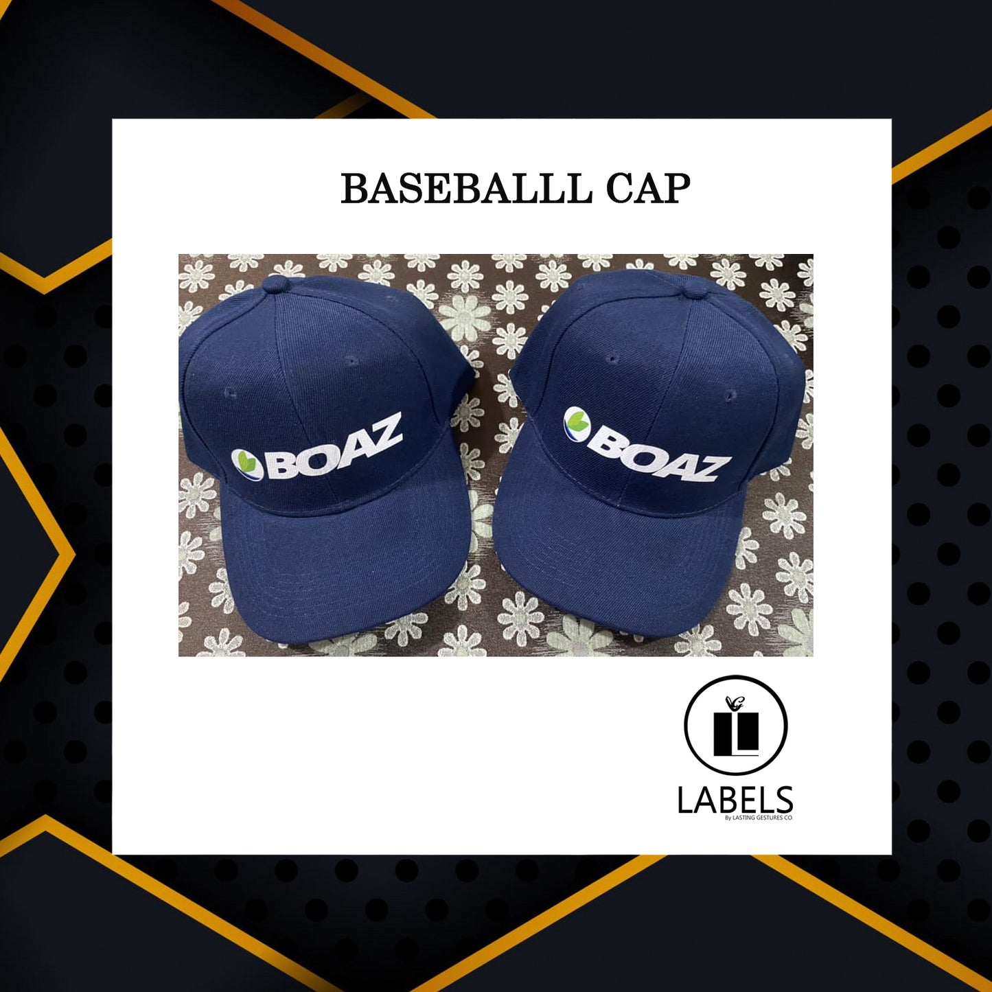 Baseball Cap - 30 pcs minimum order