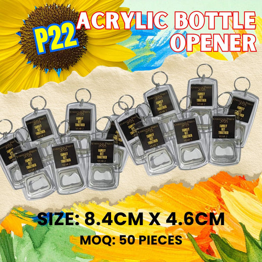Acrylic Bottle Opener Promo
