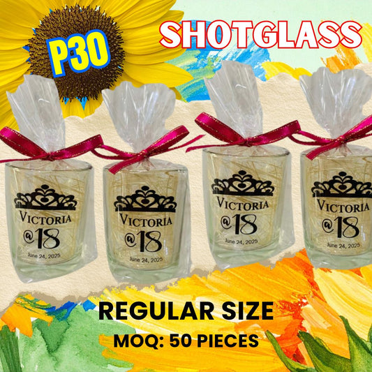 Shotglass with Sticker Print Promo