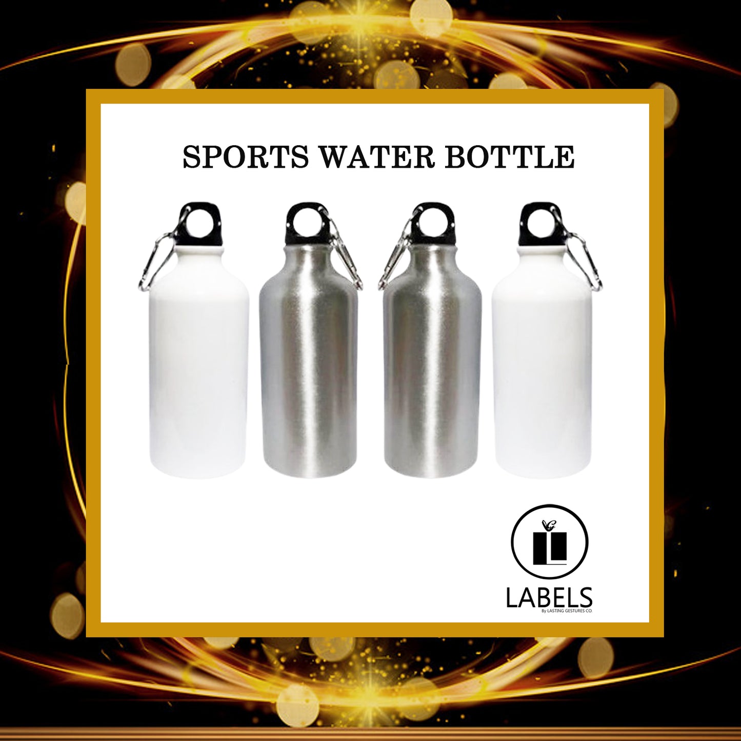 500ml Sports Water Bottle Aluminum - minimum 30 pcs